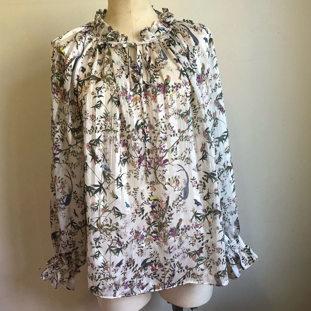 H&M puff sleeve blouse